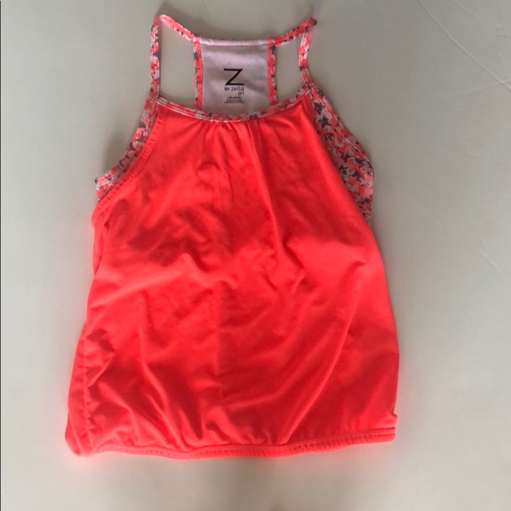 Bright pink girls tank top 🎀